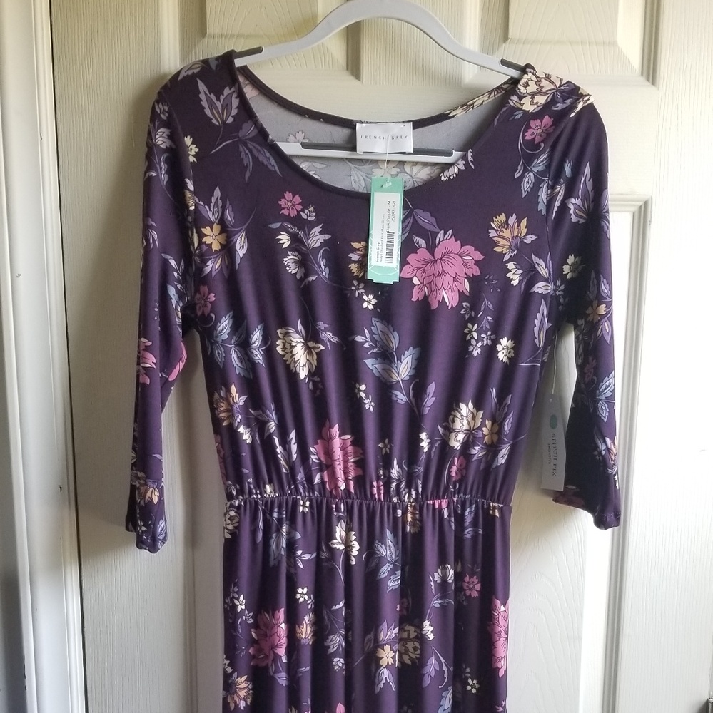 NWT French Grey Maya Maxi Dress sz M Stitch Fix